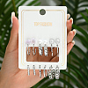 6 Pairs Elegant Geometric Metal Faux Pearl Earring Set for Women EC2394-2-1