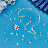 36Pcs 3 Styles 304 Stainless Steel Lobster Claw Clasps STAS-UN0050-08-3