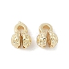 Flower Brass Bead Tips KK-M326-10G-2