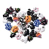 34Pcs 17 Styles Opaque Resin Pendants RESI-CJ0003-05-3