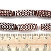 Rice Shape Tibetan Style dZi Beads Strands G-A269-A18-01-5