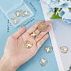 10Pcs Brass Pendants KK-BBC0010-27-3