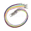 Braided Waxed Cotton Cord Necklace Making MAK-YWC0001-01P-M1-1