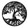 Metal Wall Art TREE-PW0001-91E-1