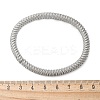 304 Stainless Steel Stretch Bangles for Women LS-BJEW-P315-02G-P-5