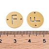 PVD Vacuum Plating 201 Stainless Steel Hollow Flat Round Links FIND-R149-03F-G-2