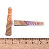 Opaque Resin and Walnut Wood Pendants RESI-T060-22A-3