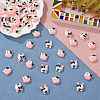 60pcs Resin cabochons cartoon cute cow patch DIY material accessories(2 styles) JX613A-5