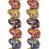 Painted Glass Beads Strands GLAA-Z021-11A-1