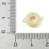 Brass Textured Connector Charms LS-KK-M326-12G-3