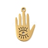 304 Stainless Steel Pendants STAS-S123-03G-08-1