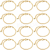 SOFPLATE 14Pcs Brass European Style Bracelet Making MAK-SP0001-02-1