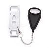 2Pcs Plastic with Metal Portable Door Lock Home Security FIND-AR0001-18B-2