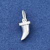 925 Sterling Silver Micro Pave Cubic Zirconia Charms STER-D309-01B-S-2