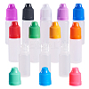 BENECREAT 10ml Bottle Soft PE Squeeze Smoke Oil Bottle with Long Thin Dropper Plastic Bottle TOOL-BC0008-15-1