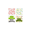 3Pcs 3 Styles PET Hollow Out Drawing Painting Stencils DIY-WH0394-0369-8
