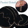Alloy with Rhinestone Hair Chain DIY-WH20058-11G-5