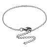 304 Stianless Steel Cable Chain Bracelet Making STAS-CJ0001-134P-5