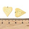 Ion Plating(IP) 316L Surgical Stainless Steel Pendants STAS-D029-04G-3