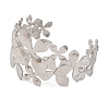 304 Stainless Steel Cuff Bangles for Women BJEW-D048-03P-2