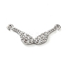 Brass Micro Pave Cubic Zirconia Pendants KK-H455-18P-1