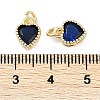 Real 18K Gold Plated Brass Inlaid Cubic Zirconia Charms LS-ZIRC-L100-074G-01-3