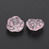 Transparent Baking Painted Glass Beads GLAA-S190-022-A07-4