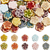 60Pcs 10 Colors Handmade Porcelain Beads for Necklaces Bracelets Making PORC-SC0001-24-1