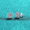 Anti-Tarnish 925 Sterling Silver Micro Pave Clear Cubic Zirconia AJEW-U007-10P-2