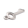 Non-Tarnish 304 Stainless Steel Pendants STAS-F266-09P-3