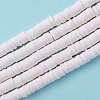 Handmade Polymer Clay Beads Strands CLAY-R089-6mm-Q030-1