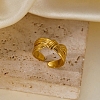 Brass Cuff Open Rings for Women KK-CBA8D1E-02D-G-2