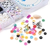 2928Pcs Geometry Polymer Clay & Acrylic & CCB Plastic & Shell Beads DIY-YW0002-88-5