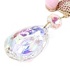 Alloy Rhinestones & Glass Charm Suncatchers HJEW-E013-01G-I-2