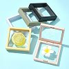 5Pcs Square Transparent PE Thin Film Suspension Jewelry Display Box CON-FS0001-19D-7