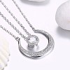925 Sterling Silver Tiered Necklaces NJEW-BB33982-5