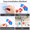 16 Pairs 2 Style Acrylic Public Signs DIY-FH0008-28A-3