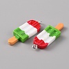 Three Color Opaque Resin Pendants RESI-TAC0010-66A-2