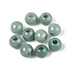 Natural Green Aventurine European Beads G-T092-14mm-12B-1