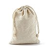 Cotton Packing Pouches Drawstring Bags ABAG-R011-13x18-4