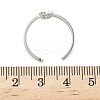 304 Stainless Steel Adjustable Cuff Rings RJEW-Z105-01P-03-5