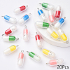 5 Colors Translucent Plastic Pendants KY-YW0001-81A-1
