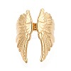 Ion Plating(IP) 304 Stainless Steel Cuff Open Rings for Women RJEW-N052-20G-2