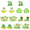 14Pcs 7 Styles Saint Patrick's Day Alloy Enamel Pendants ENAM-FS0001-67-1