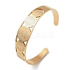 Religion 201 Stainless Steel Cuff Bangles for Women BJEW-F507-01G-2