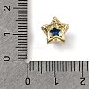 Brass Micro Pave Cubic Zirconia Beads KK-D379-01G-4