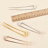 12Pcs 3 Colors Alloy Hair Forks Findings AJEW-GO0001-50-3
