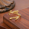 304 Stainless Steel Cuff Open Rings for Women WG59C7A-01-2