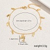 Brass Dolphin Fish Charm Anklets for Women PZ0195-3