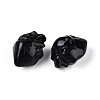 Natural Obsidian Heart Beads G-T144-04D-2